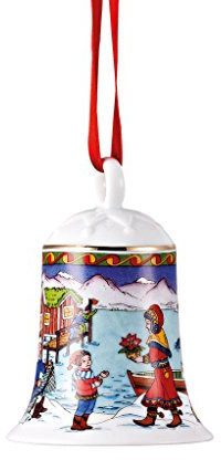 Hutschenreuther 02250-722810-27920 Porzellan-Weihnachtsglocke 2012 Nordkapp im Geschenkkarton