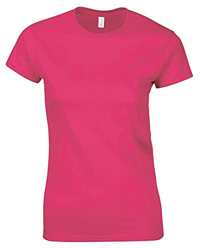 Gildan Ladies Soft Style Short Sleeve T-Shirt (2XL) (Heliconia)