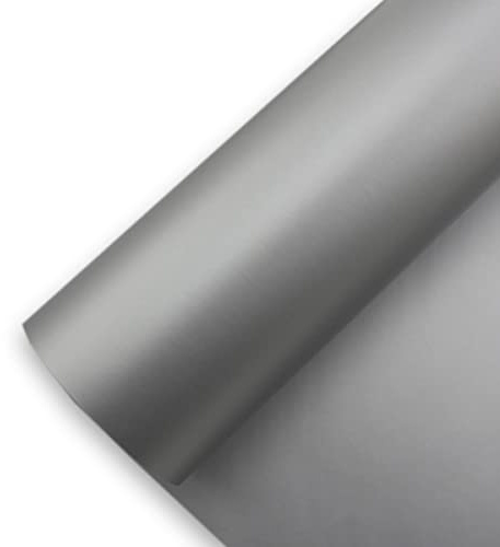 Könighaus (9,76€/m2) Silber Matt Autofolie 300 x 152 cm blasenfrei mit Anleitung