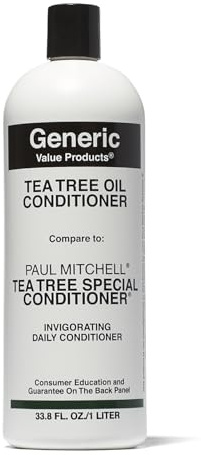 Generic Value Products Tea Tree Oil Conditioner, Helps Prevent Moisture Loss, Increases Body and Volume, Ideal for Daily Maintenance, Provides Incredible Shine, 33.8 Oz