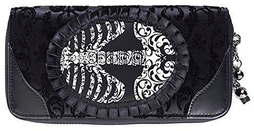 Banned Damen XL Geldbörse - Ribcage Portrait Gothic Portemonnaie