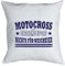 Goodman Design Bedrucktes gepolstertes Kissen Heimdekoration Motocross-Geburtstagsgeschenk 40x40cm Weiss