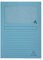 Exacompta 50252E 25er Pack Fenstermappen Super PEFC zertifiziert Karton 160g/m² praktisch und robust für DIN A4 hellblau Dokumentenmappe Einschlagmappe