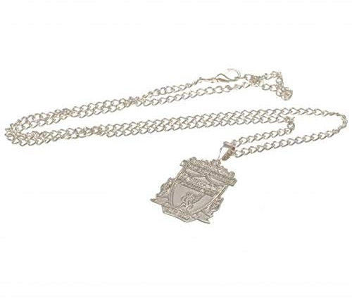 Liverpool FC Silver Plated Crest Pendant & Chain