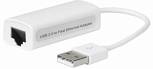 MicroConnect USB2.0 to Ethernet weiß Konverter Support-Netzwerk – Wandler Support-Netzwerk (kabelgebunden, Weiß)