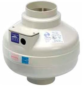 Fantech Inline Centrifugal Duct Fans, Molded Housing, 6