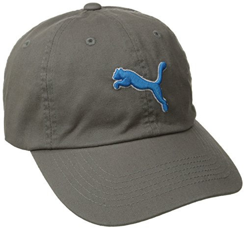 PUMA Herren Icon verstellbare Relaxed Fit Cap - Grau - Einheitsgröße