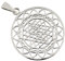 AFP Anhänger Sri Yantra heilige Geometrie 925 Sterling Silber AS-318