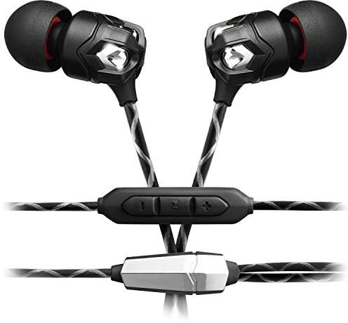 V-MODA Zn In-Ear Modern Audiophile Headphones with 3 Button Remote and Microphone