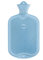 Wärmflasche Faba Care by Sänger 2 L Gummi, Naturgummi, 1 Seite Lamellen, Premium Gummiwärmflasche, Hellblau