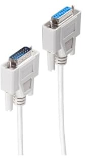 Shiverpeaks® BASIC-S SUB-D Verlängerung, Joystick Kabel, 15-pol. Stecker auf Kupplung, 3m