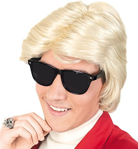 buy'n'get Perücke Heini Blond Lockig Vollständig Clip-in WIG