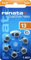 Renata zA 13 60 piles pour appareils auditifs 310 mAh 1,4 v