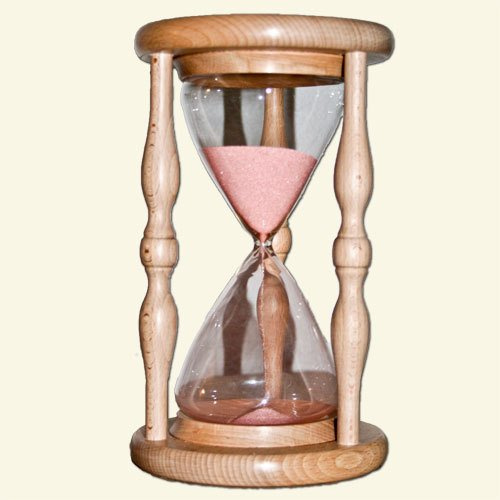 Sanduhr Modell Buche Rustic (Laufzeit 30 min)