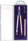 Staedtler 559 C03 ST Zirkel-Set (exakt und präzise, abknickbarer Bleischenkel und Nadelschuh, Set mit Messingzirkel, Ersatzteildose, Verlängerungsstange und 2mm Nadel im Klappetui)