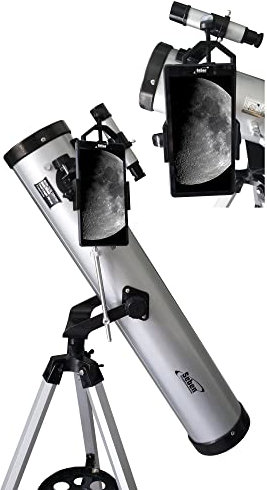 Seben 76-700 Reflektor Teleskop Big Pack + Smartphone Adapter DKA5