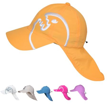 iQ-Company Kinder Cap IQ UV 200 Kids und Neck Bites, Orange (Orange), 50-55 cm328401_2260-OS
