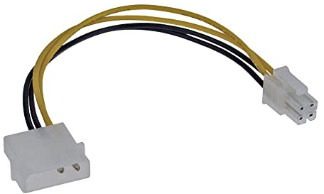InLine Stromadapter intern, 4pol Netzteil - 4pol Mainboard, 20cm