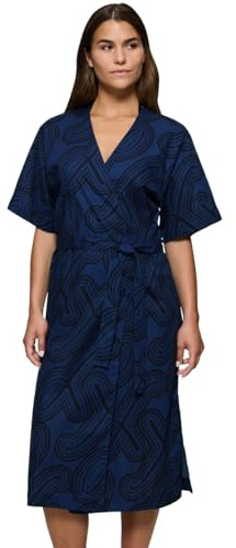 Triumph Beach MyWear Tunic Robe 01, Kleid Damen, Blau (Blue - Dark Combination), 48