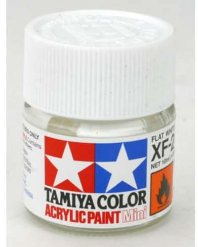 Tamiya colore acrilico opaco 10 ml XF-2 FLAT WHITE
