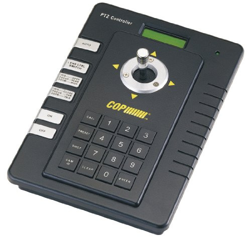 COP Security 15-AU50ES 2-Axis PTZ Joystick Keyboard Controller (Black)
