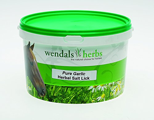 Wendals Pure Garlic Herbal Salt Lick - Horse & Pony Supplements 3.5kg
