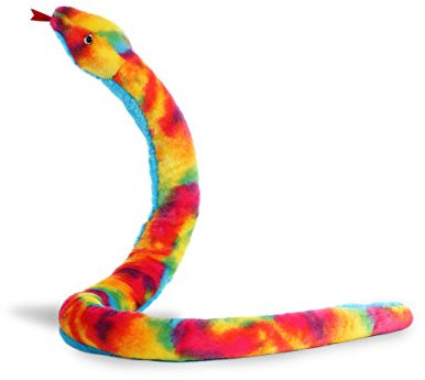 Aurora World Jungle Snake Plush, Rainbow