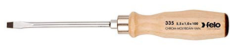 Felo Schraubendreher mit Holzgriff 5,5 x 1,0