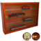 Sammelvitrine Holz mahagony: Format ca. 62 x 42 x 10 cm