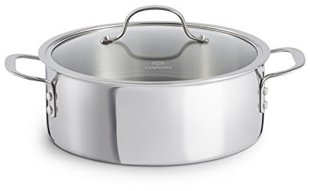 Calphalon Tri-Ply Stainless Steel Cookware, Dutch Oven, 5-quart