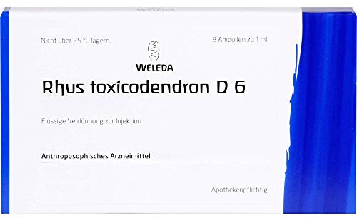 RHUS TOXICODENDRON D 6 Ampullen 8X1 ml