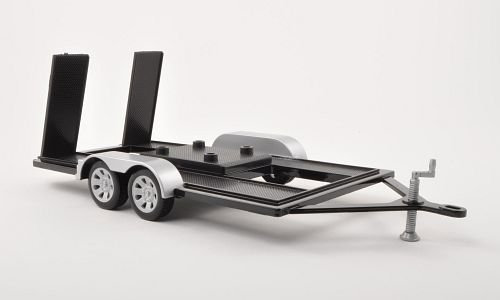 Anhänger für 1:18 Modelle, mit Kurbelstütze , Modellauto, Fertigmodell, Motormax 1:18