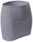 CFLEX Damen Variotube-Nierenwärmer, Shirtverlängerung, Minirock aus Baumwolle - Grey Melange M-L