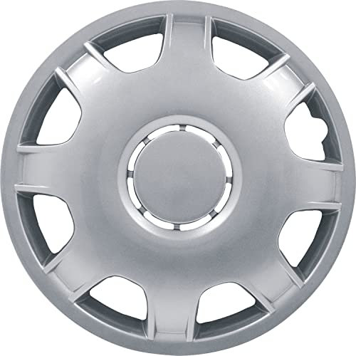 Petex RB514215 Radzierblende Speed Größe 15 Zoll 2-fach lackiert Material: ABS in Box, silber - 4-er Set