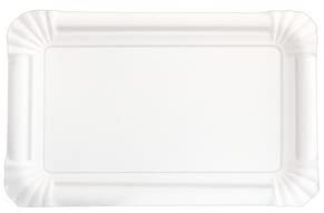 250 Pappteller eckig 13x20 cm