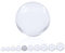 Juggle Dream Acryl Kontakt Jonglierball (80 mm), Kristall Kontaktkugel, Jonglierbälle für Kontaktjonglage