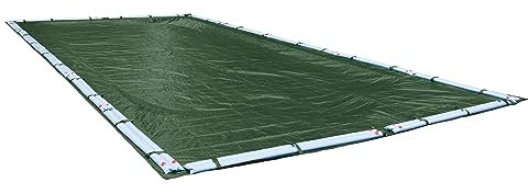 Pool Mate 373060R-PM Winter Pool Cover, Extra Heavy-Duty Green, 30 x 60 ft Inground Pools