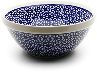 Bunzlauer keramik 500ml Schüssel Schale Ø14.9cm Dessertschale Müslischüssel Kompttschale [Form 1] dickwandig und robust im Dekor