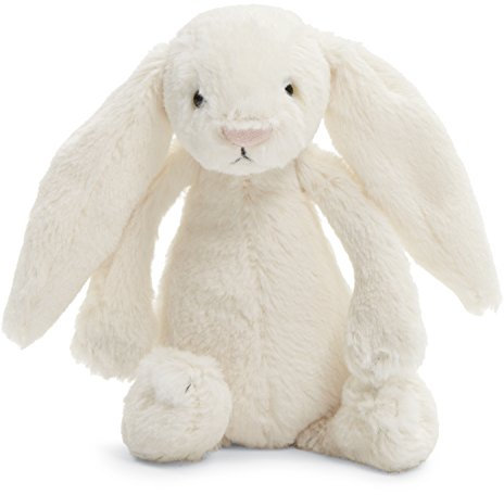 Jellycat Bashful Cream Bunny Stofftier, klein, 17,8 cm