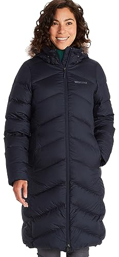 Marmot Damen Wm's Montreaux Coat, Leichte Daunenjacke, 700 Fill-Power, warmer Parka, stylisher Wintermantel, wasserabweisend, winddicht