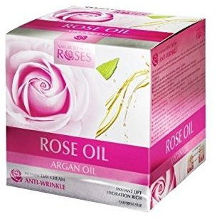 Intensive Anti-Falten Tagescreme mit Rose und Argan Öl