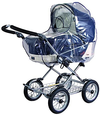 sunnybaby 13220 – Cubierta universal para la lluvia, protector de lluvia para cochecito extragrande, capazo para bebé, bolsa de transporte, ventana de contacto para una óptima circulación del aire,
