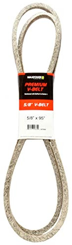 MaxPower Courroies 347640, renforcé au kevlar, 5/8 x 95 - 5L950 - longueur extérieure L(a) 2420 mm.