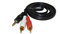 HQRP 4ft Audio Y Cable Splitter/Stereo Cord Compatible with Bose Lifestyle Subwoofer PS18 PS28 PS38 PS48 III Powered Speaker System, 1 Mini Plug to 2 RCA Plugs Coaster