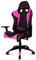 Drift DR300BK - Silla Gaming profesional, polipiel, reposabrazos 3D, piston clase 4, asiento basculante, altura regulable, respaldo reclinable, cojines lumbar y cervical, color negro/rosa, 48x61.5x129 cm