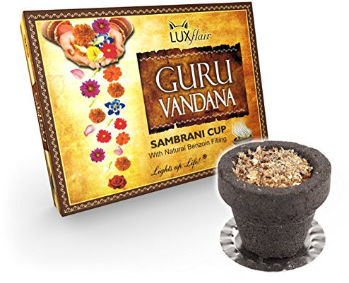 Luxflair 12x Räuchertöpfchen gefüllt mit Benzoe Harz, XXL Set Kohletöpfchen gesamt ca. 120g, Räuchermischung mit Räucherkohle für unterwegs