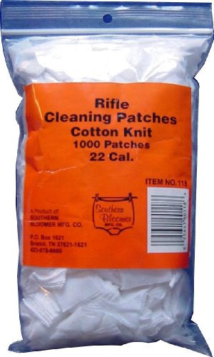 1000-pack Gun Cleaning Patches, .22C