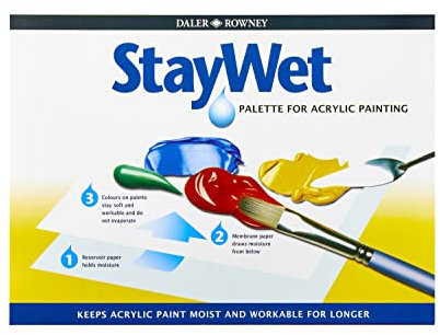 Daler-Rowney Stay-Wet Palette, klein
