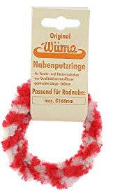 SET Nabenputzringe WÜMA rot/weiß, vorn und hinten, 560mm