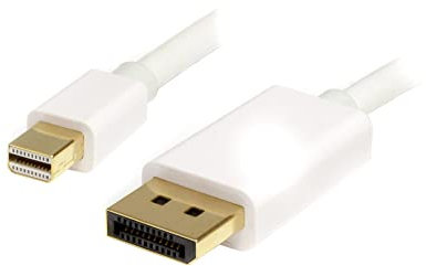 StarTech.com 3m (10ft) Mini DisplayPort to DisplayPort 1.2 Cable - 4K x 2K UHD Mini DisplayPort to DisplayPort Adapter Cable - Mini DP to DP Cable for Monitor - mDP to DP Converter Cord (MDP2DPMM3MW)